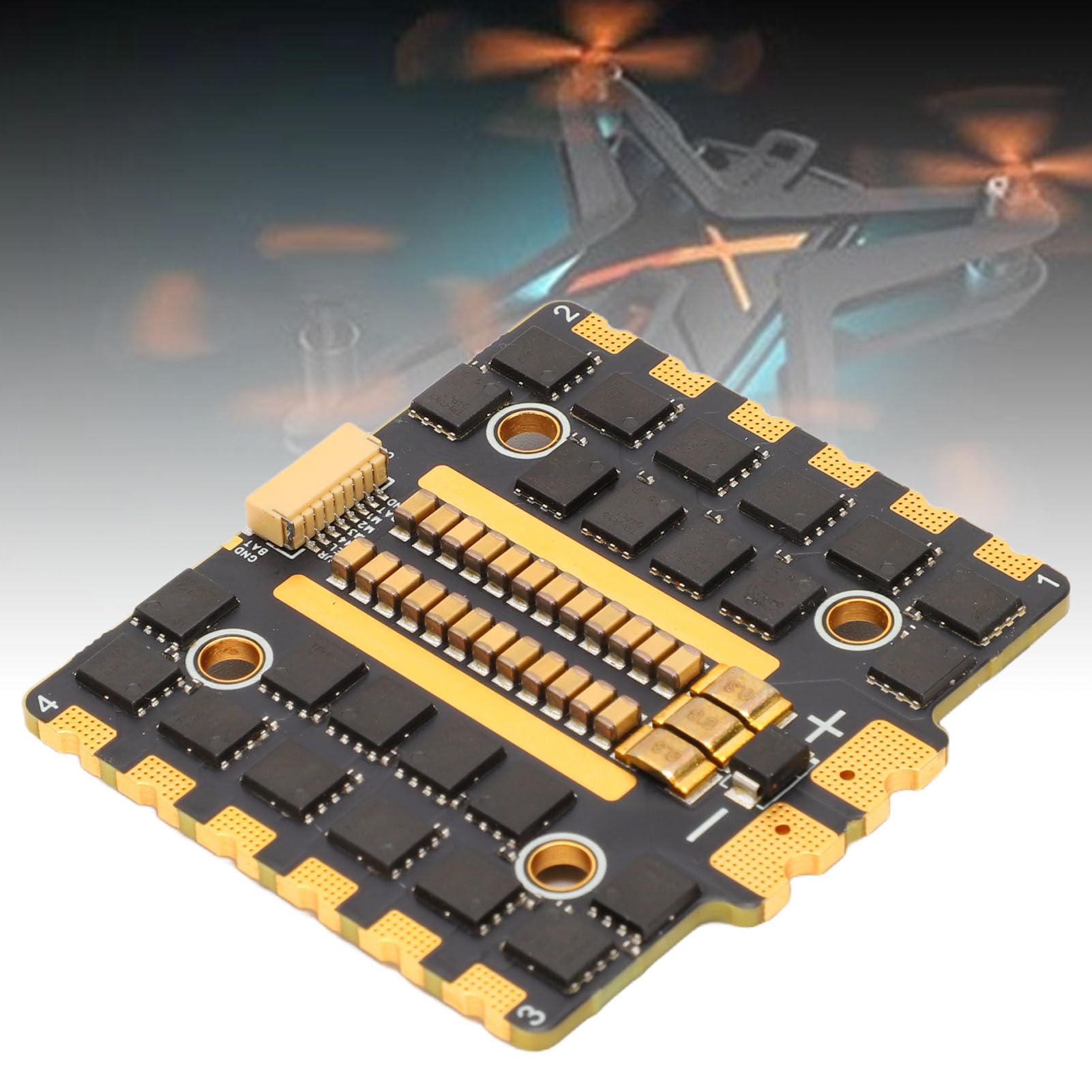 Drone 4 w 1 ESC, 110A Bezszczotkowy Elektryczny Regulator Prędkości z obsługą PWM Oneshot125 Multishot DShot150 300 600, dla Silnika Drona Wyścigowego FPV