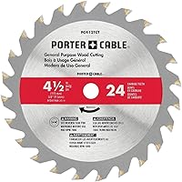 Vista 1 de PORTER-CABLE Hoja de sierra PC412TCT 4-1/2" 24T TCT
