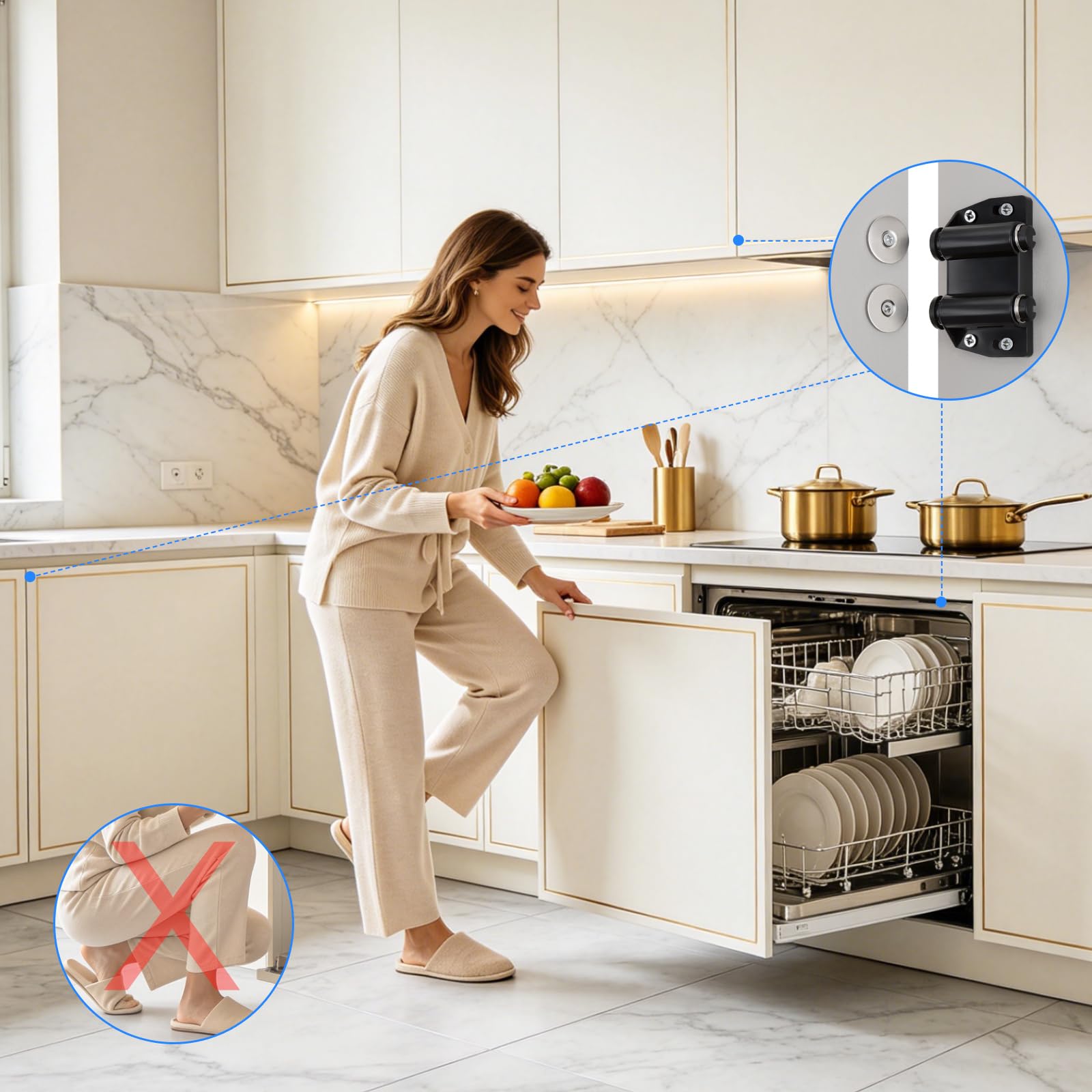 Magnetic Cabinet Latches - Push to Open -6