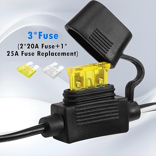 Miniatura 2 de Cable de extensión de 14.8 pies / 14.8 ft 14 AWG con abrazadera de batería de 12 V/24 V clip de batería para inversor de alta potencia, barco,