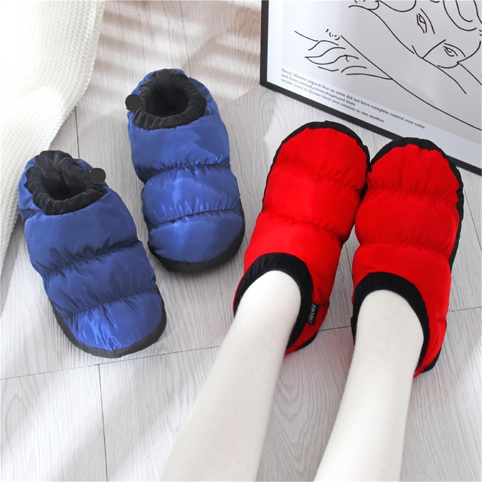 Camping Unten Booties Winter Zu Hause Hausschuhe Männer Turnschuhe Unten-Baumwolle Casual Indoor Schuhe Weiche Plüsch Warme Slipper Für Winter