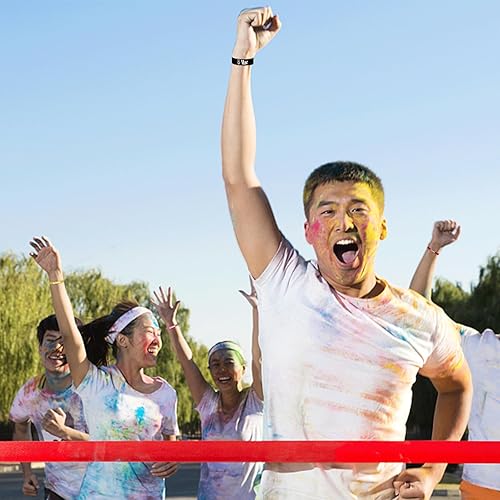 Miniatura 7 de Hasta 10000 pulseras personalizadas para eventos, pulseras personalizadas Tyve de pulgadas, pulseras de papel personalizadas para fiestas con