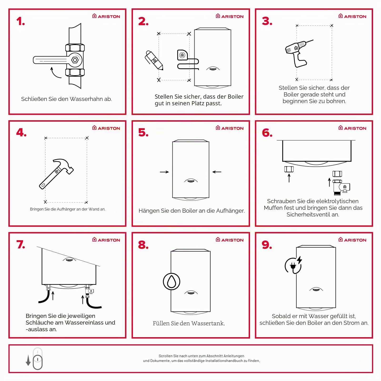 Ariston, Pro1 Eco Slim elektrischer Warmwasserbereiter, vertikal, 65 Liter + ECO und abgeschirmter Widerstand, 37,3 x 35,3 x 98,1 cm, hergestellt für die Installation in Spanien (Energieklasse A)