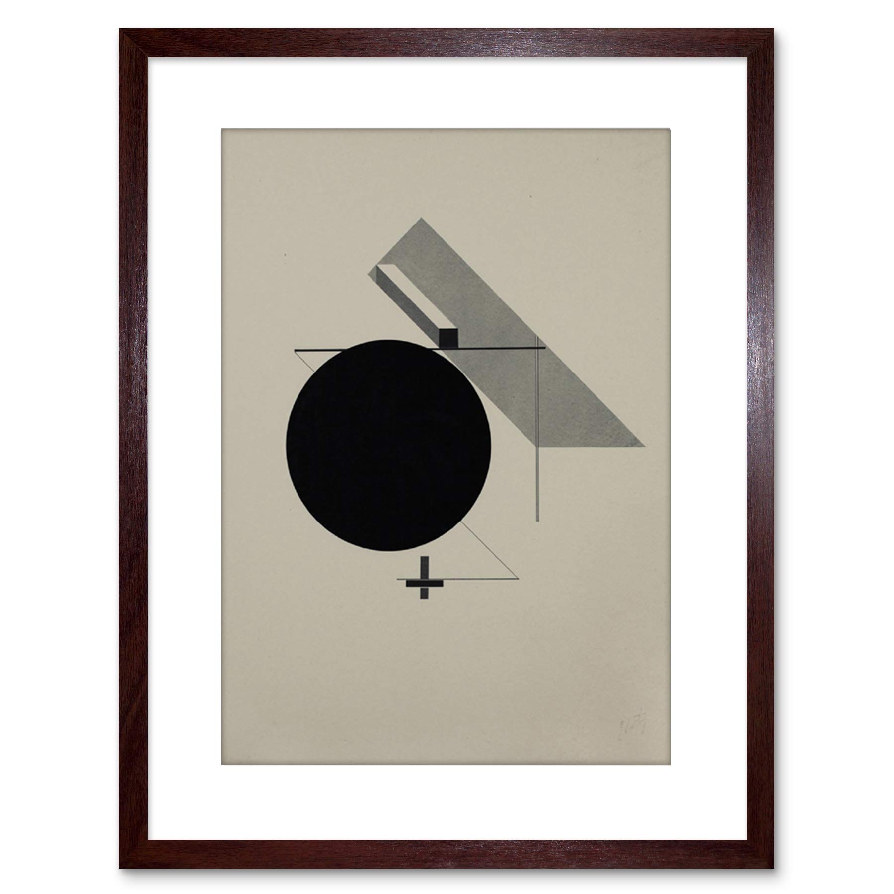 Wee Blue Coo PAINTING LAZAR EL LISSITZKY KESTNERMAPPE ROB LEVNIS CHAPMAN FRAMED ART F97X12096