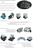 Vista 4 de Resistencia del motor del ventilador de control de temperatura manual delantero compatible con 02-08 TRAILBLAZER / 02-06 EXT / 02-09 ENVOY / 03-08