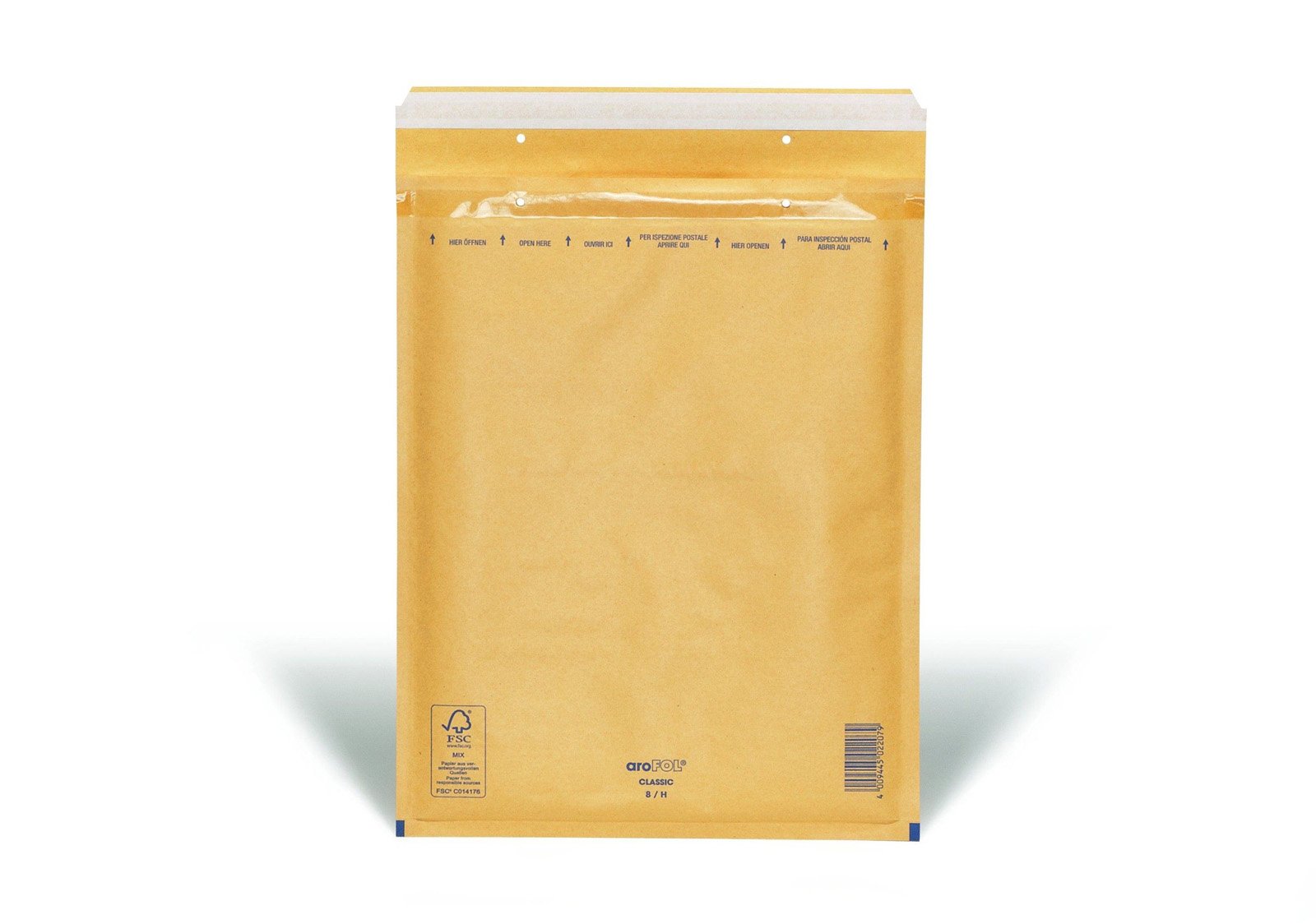 aroFOL Luftpolstertasche Gr.8 goldge 100St INNENMAß 265X360MM