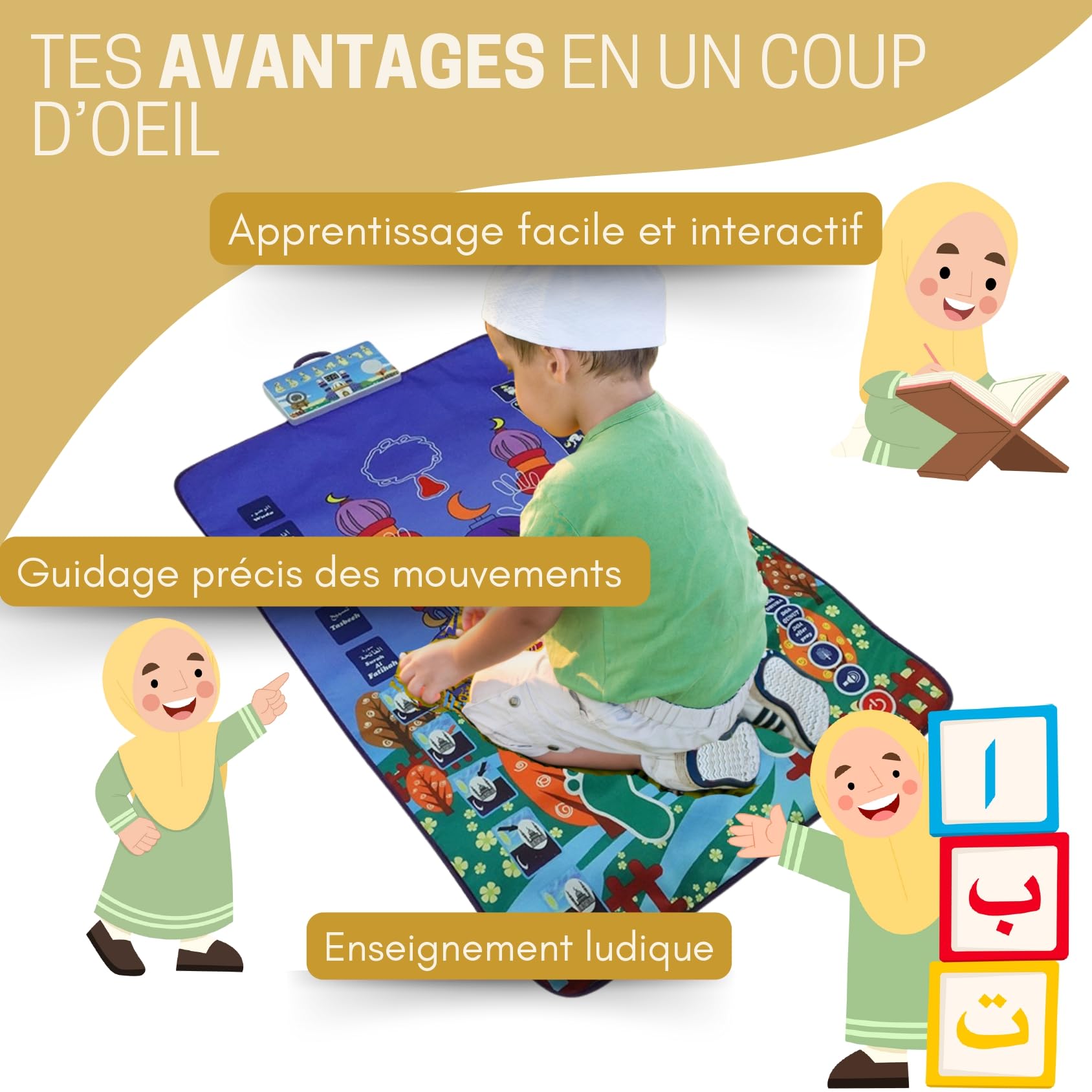 Tapis De Prière Musulman, Tapis De Prière Interactif Électronique