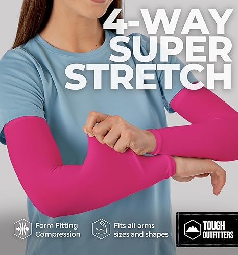 Miniatura 4 de Mangas de brazo de protección solar UV para hombres y mujeres, manga de enfriamiento de compresión deportiva UPF 50, base de cáncer de piel
