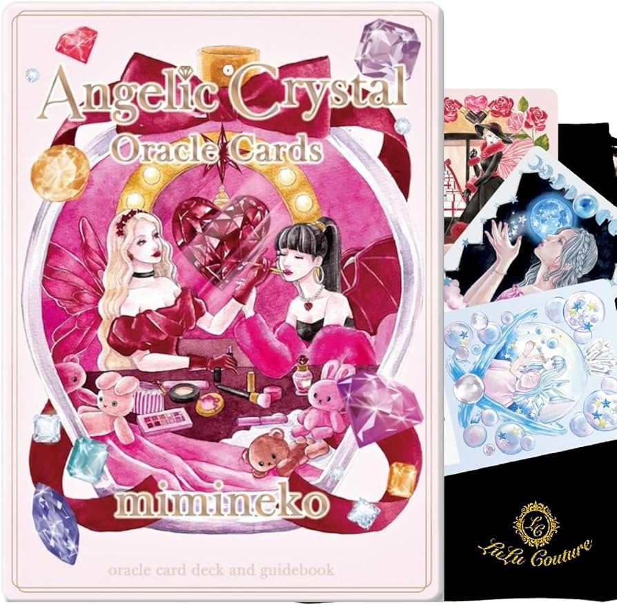 ✨新品未開封✨　愛に溢れる美しいエレガントなタロットカード　オラクルカード Amazon | 【日本語】エンジェリッククリスタル オラクルカード 日本語