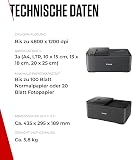 Canon PIXMA TR4755i Multifunction Printer 4-in-1 (Inkjet, Printing, Copying, Scanning, Faxing, A4, 20 Sheets ADF, Compatible with Pixma Print Plan) Black - Includes GP-501 A4 Photo Paper, 5 Sheets - 7
