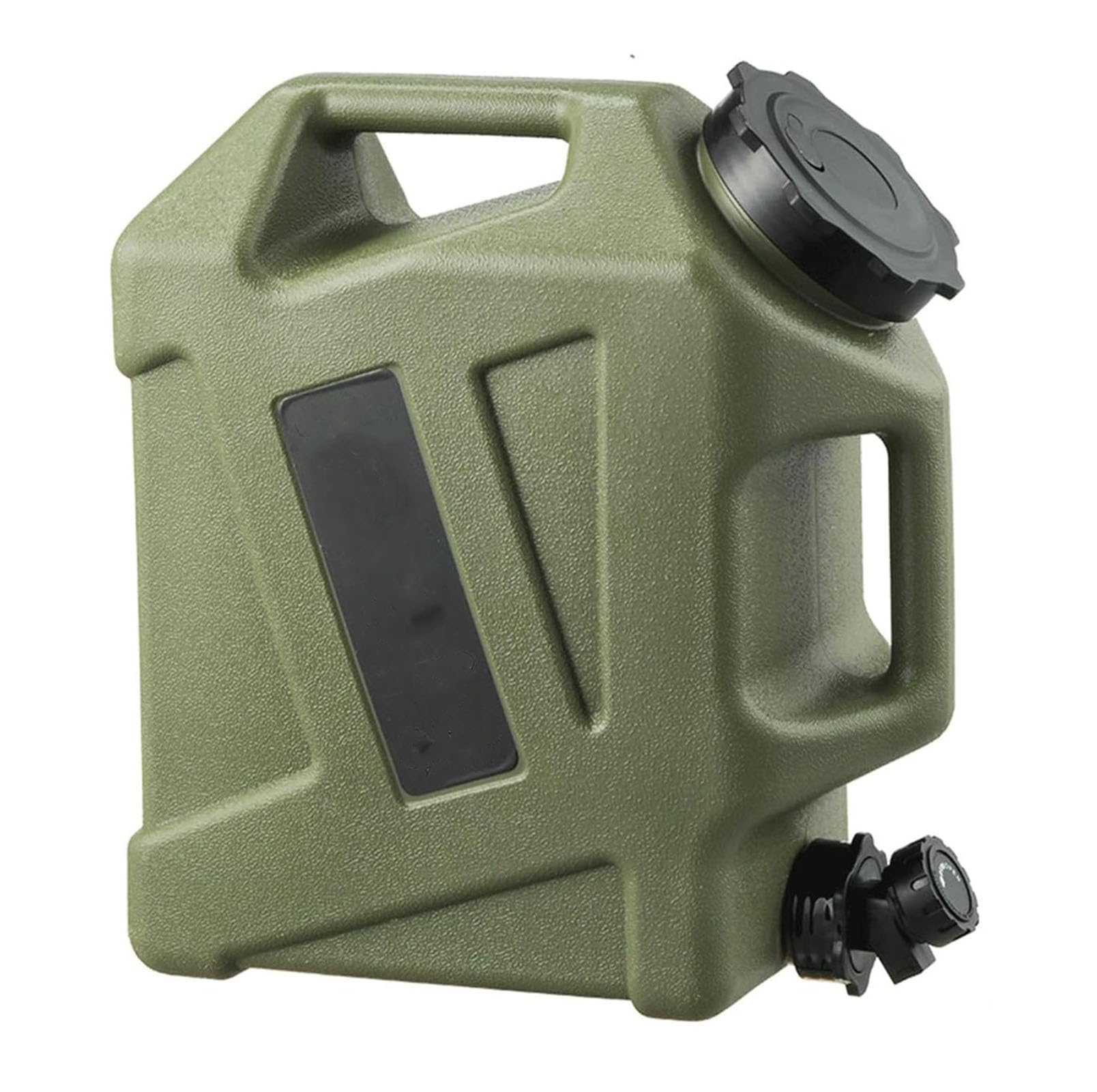 Contenitore d'acqua portatile da campeggio, senza BPA, secchio in polietilene facile da pulire, ideale per casa, attività all'aperto, feste, camper, capacità 12 l