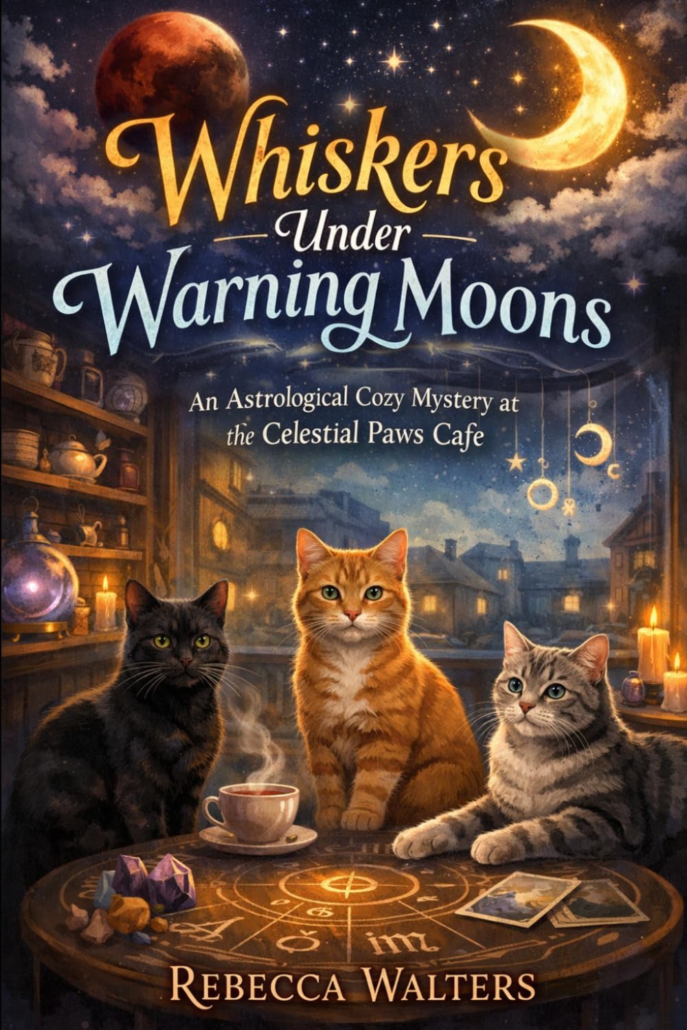 Whiskers Under Waning Moons: An Astrological Cozy Mystery at the Celestial Paws Café