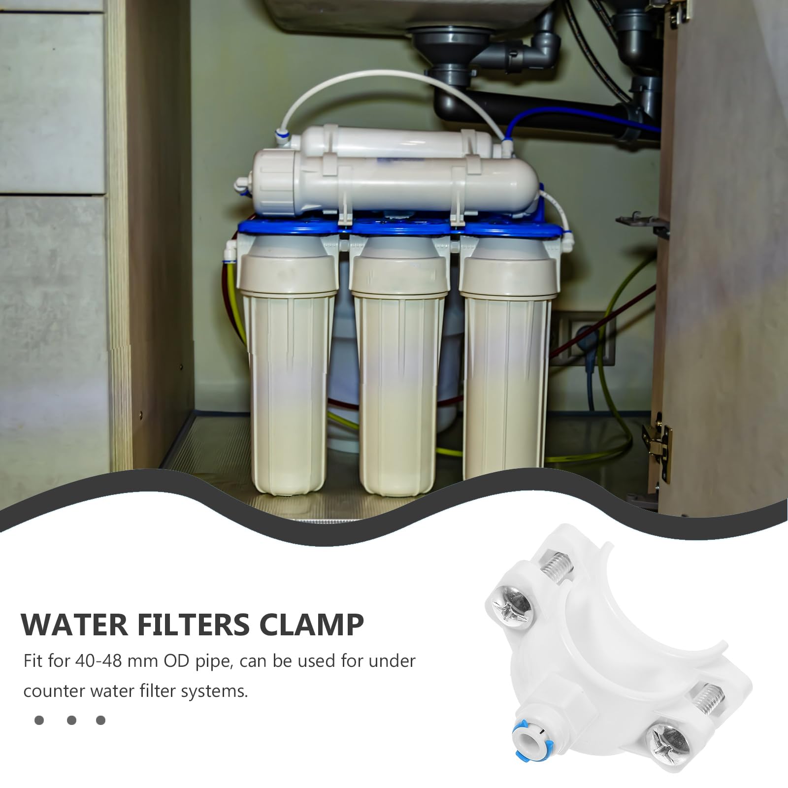Válvula de desagüe para sillín, pinza para debajo del fregadero, filtros para el agua de válvulas de filtración de inversa, herramientas de reparación