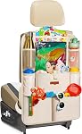 SURDOCA Backseat Organisateur de voiture,4th Gen Protecteur de siège arrière avec 11 Titulaire de la tablette de pouce, 8 Poches, Accessoires de rangement de voiture Siège arrière Organisateur pour enfants