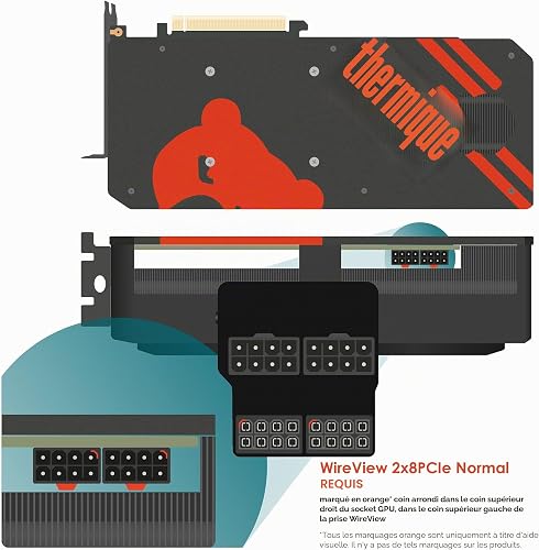 Thermal Grizzly WireView GPU, 2x 8-Pin PCIe - Normal - 7