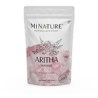Vista 1 de Polvo Aritha/Reetha de mi nature Soapnut Sapindus Mukorossi para cabellos sedosos Para el cuidado del cabello a base de hierbas Natural sin