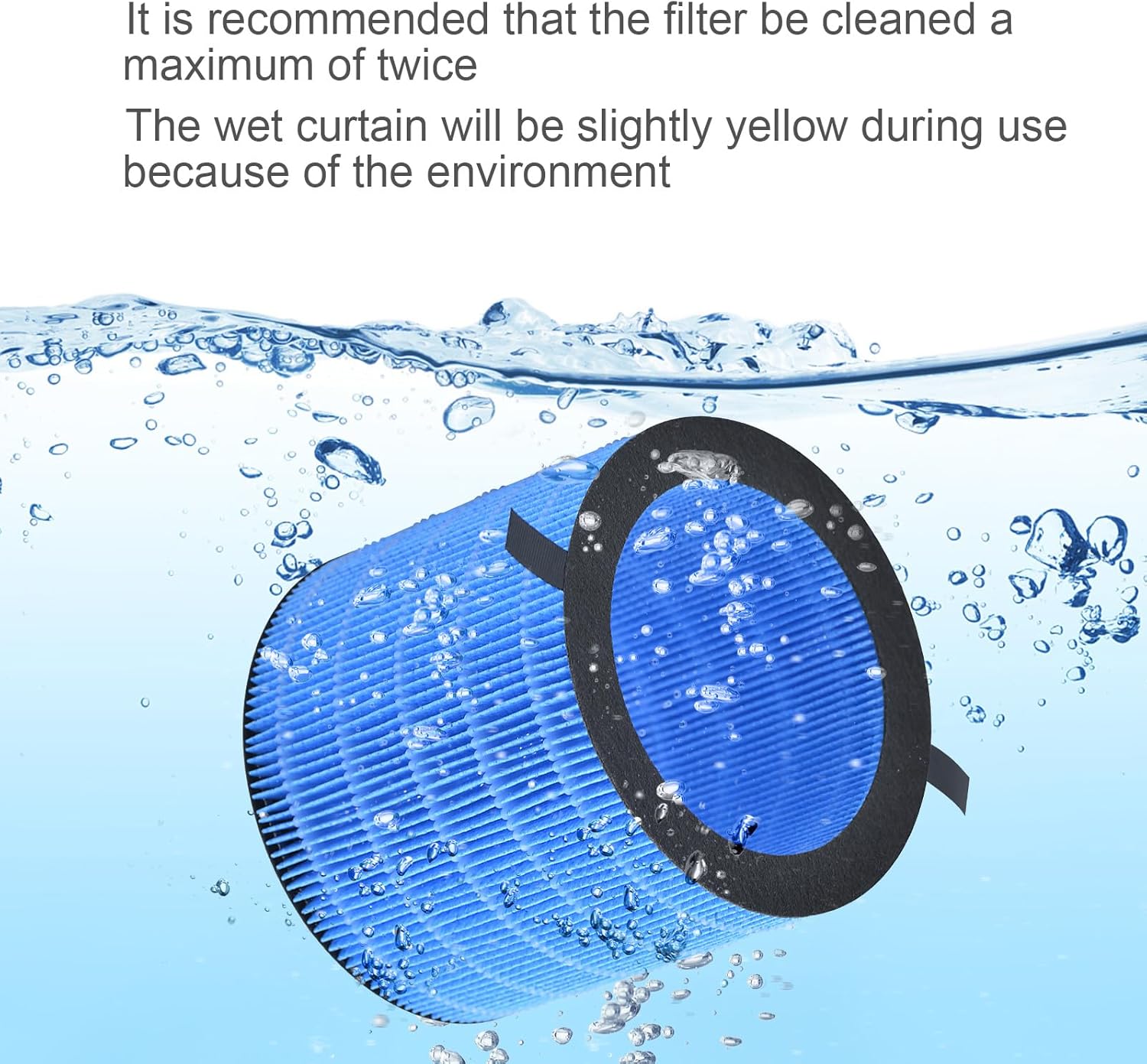 Humidifier Filters Compatible with Afloia MIRO PRO, Kilo PRO Air Purifier and Humidifier Combo, Washable Wicking Filter Wet Curtain, 2-Pack - Image 4