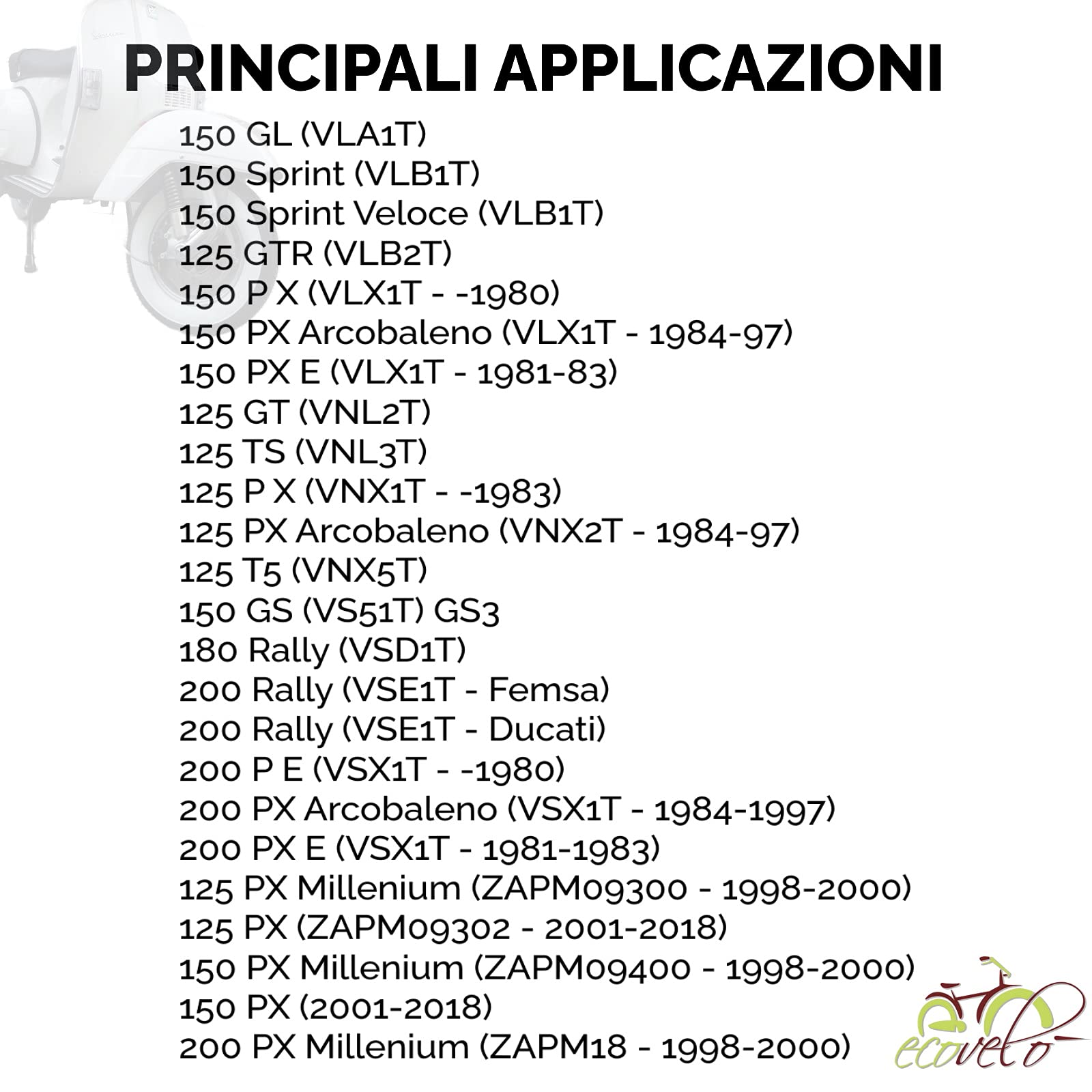 KIT 2 GOMME 3.50-10 COMPATIBILE CON VESPA PX 125 SPRINT 150 200 + CAMERE PNEUMATICI FASCIA BIANCA VESPA