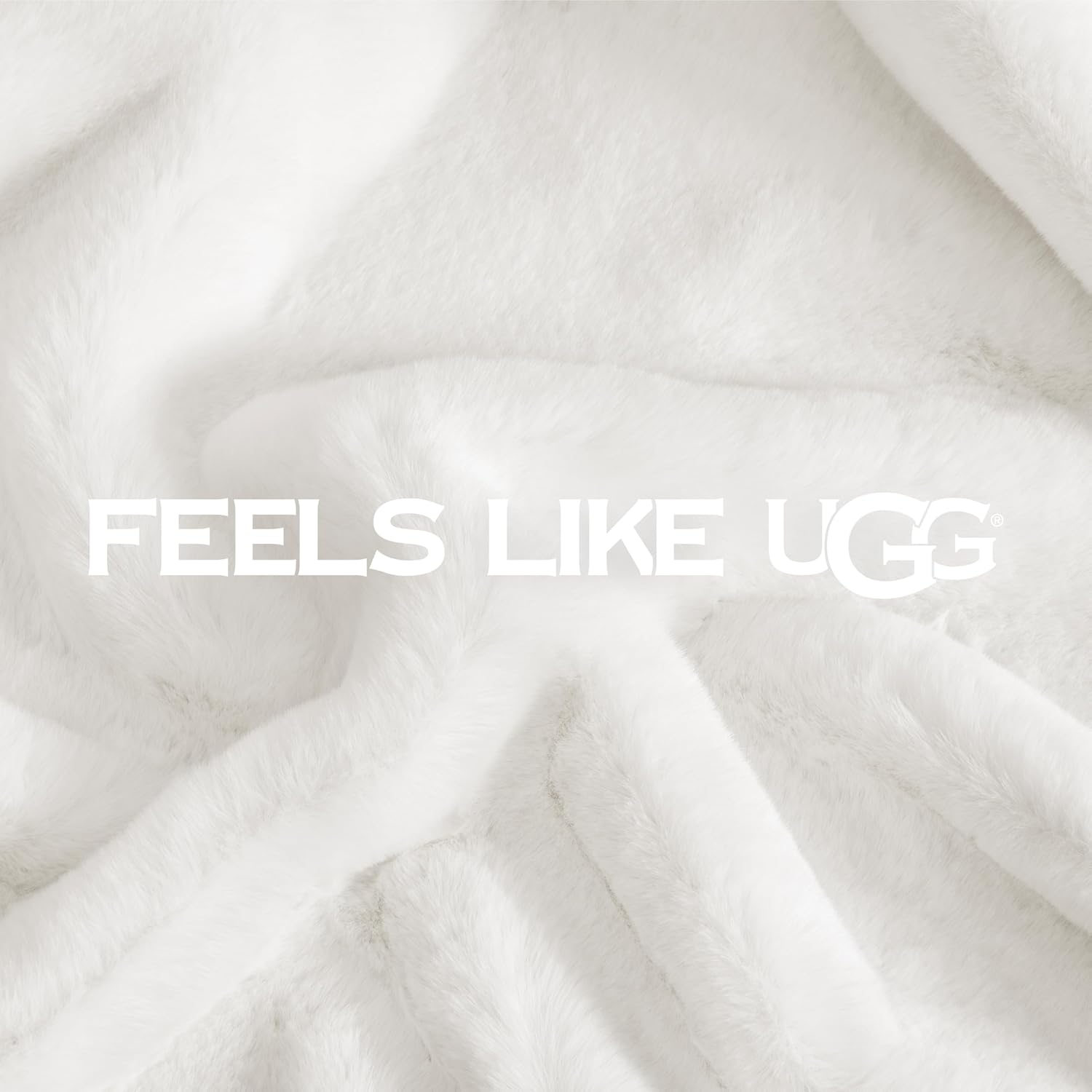 UGG Euphoria Faux Fur Throw Blanket, Warm Fluffy Throw for Couch or Bed, Luxury Bedroom Decor, Fluffy Blankets, Machine Washable, 50-inch x 70-inch, White Snow - Image 5