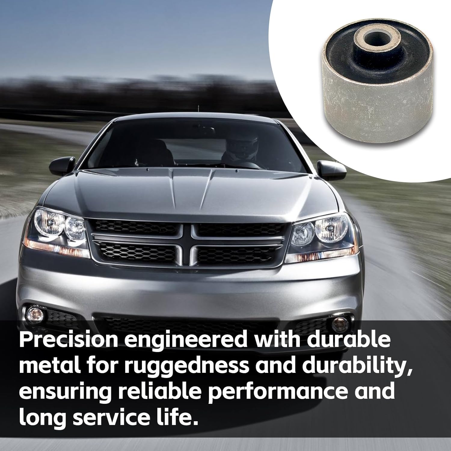 523-081 Rear Suspension Knuckle Bushing Compatible with Chrysler 200 & Dodge Avenger 2011-2014 Dodge Journey 2011-2020 Replace 5085532AH 5085533AH Includes 3 Knuckle Bushings
