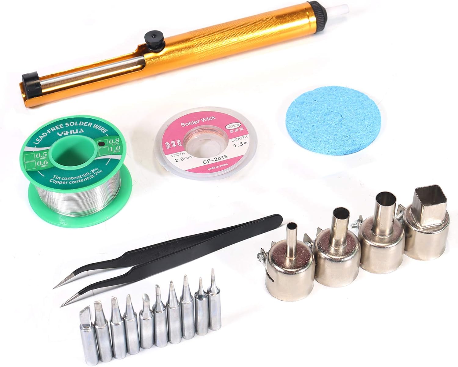 Buу 1 gеt 1 🔥 YIHUA 853D USB 3A-Three Tools- Soldering Station, Hot Air Rework Station and Power Supply 0~3A, 0-15V with output and test modes. Also ºC/°F display, Digital Cal, Sleep Function