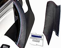 Vista 3 de M Performance X5 - Funda de cuero para manija de puerta, M Sport Trim para X5 y X6 E70 E71, accesorio de ajuste M5 para SUV B.M.W, se adapta a