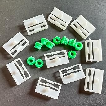 20 PCS Side Sill Skirt Trim Moulding Clips Grommet 51711932996 51718184574 Compatible with BMW E36 E46 E90 E91