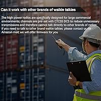 Vista 13 de Retevis Radio RT86 de 2 vías de largo alcance, radio profesional Walkie Talkies con micrófono, radios bidireccionales resistentes, alta potencia
