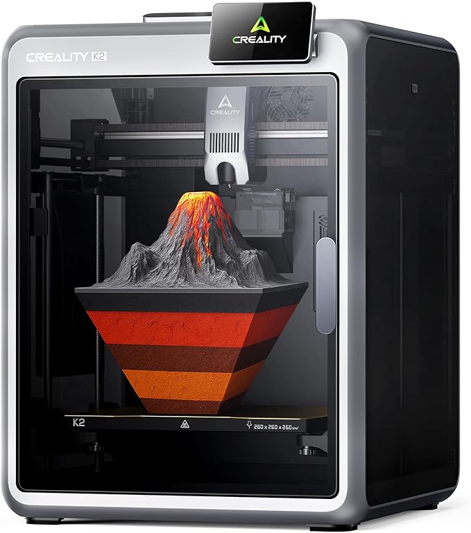 Creality K2 Combo 3D Printer, Multicolor Printing with CFS, Max 600mm/s Printing Speed, Smart Auto Leveling & Al Camera, Next-Gen Direct Drive Extruder, Build Volume (Creality K2)