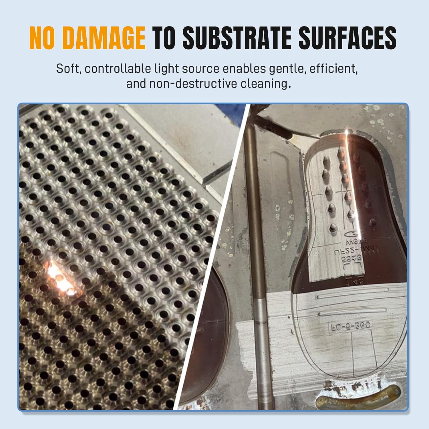 300W Air-cooled Laser Cleaning Machine for Mold Pulsed Laser Cleaner Machine Intelligent Interconnection Rust Paint Oil Stains Coating Remove Class 1 Output Power 0.39mW (300W)