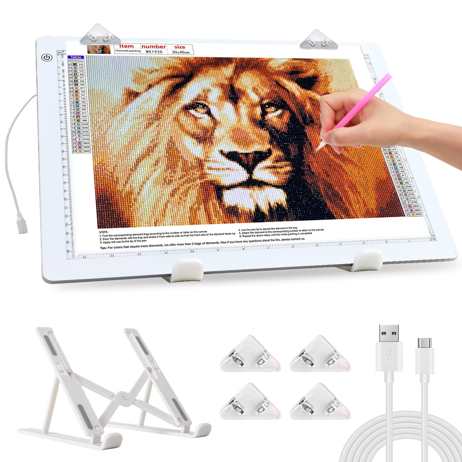 Leuchttisch für 5D Diamond Painting Zubehör