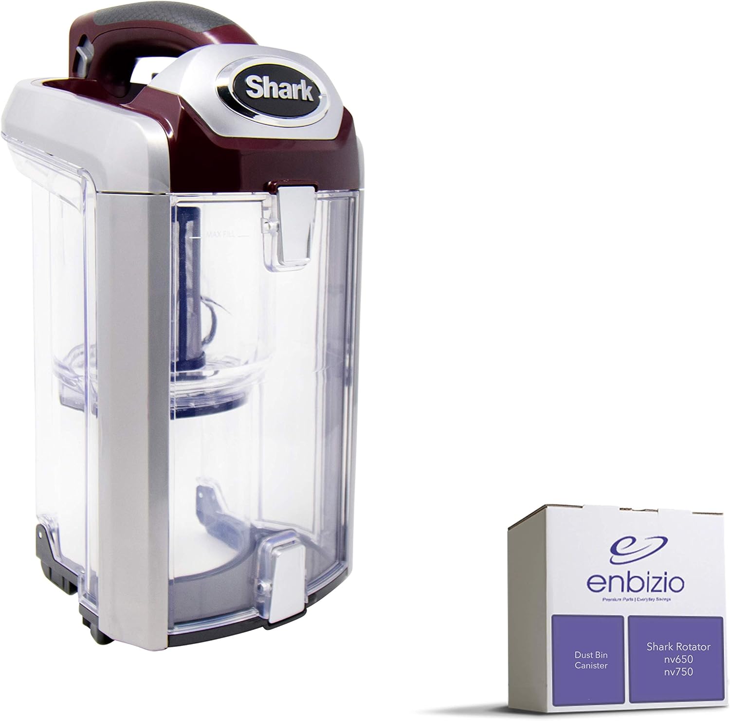 Genuine Vacuum Replacement Parts for The Shark Professional Rotator Powered Lift Away Upright Vacuum NV650 NV652 NV750 NV752 - Dust Bin Canister Attachment