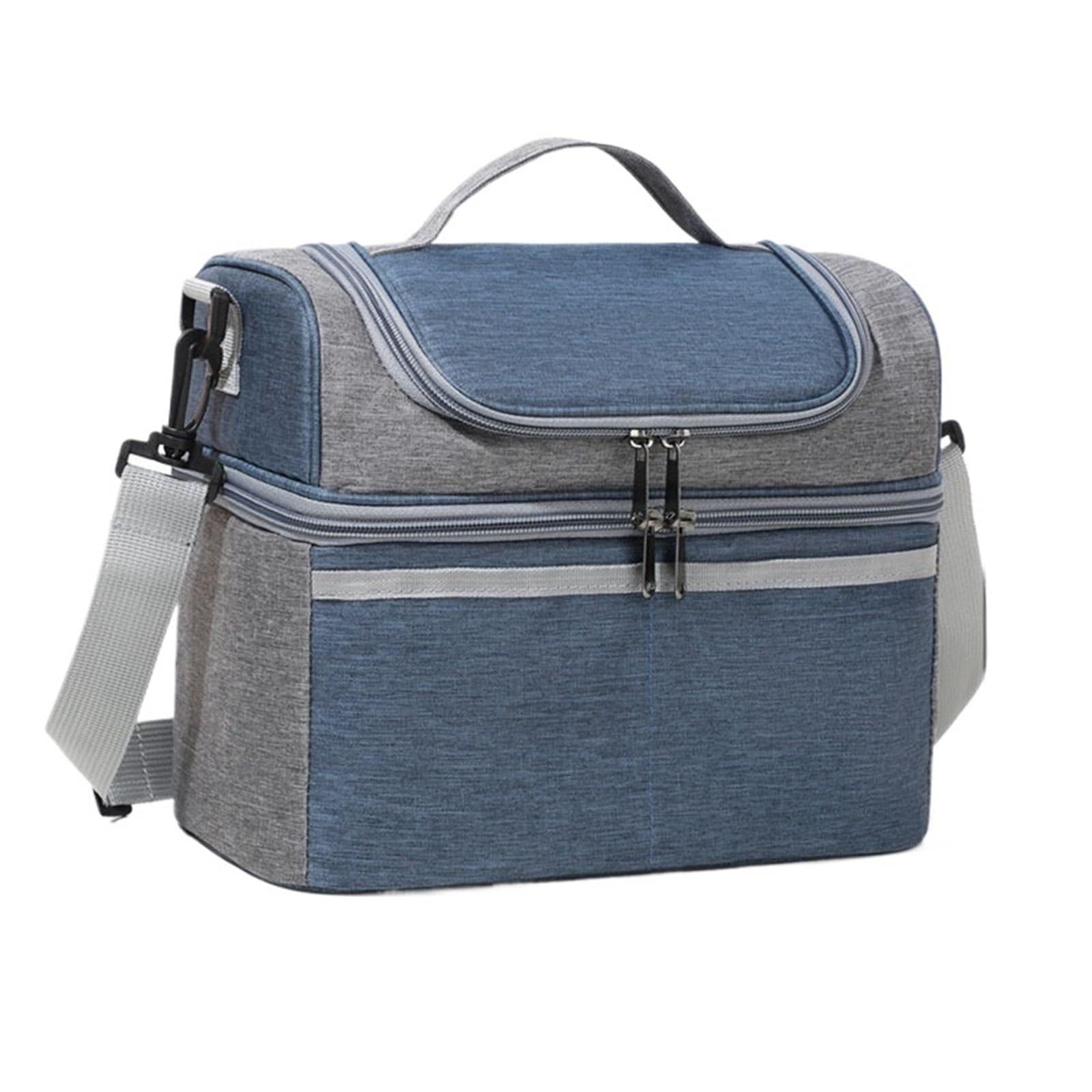 Generisch Bolsa isotérmica multifunción Oxford, bolsa térmica impermeable de gran capacidad para picnic al aire libre y almacenamiento de alimentos, para 2 personas (Color1)