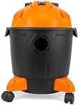 Wen VC4710 10-Amp 5-Gallon Portable HEPA Wet/Dry Shop Vacuum and Blower with 0.3-Micron Filter, Hose, and Accessories,Orange