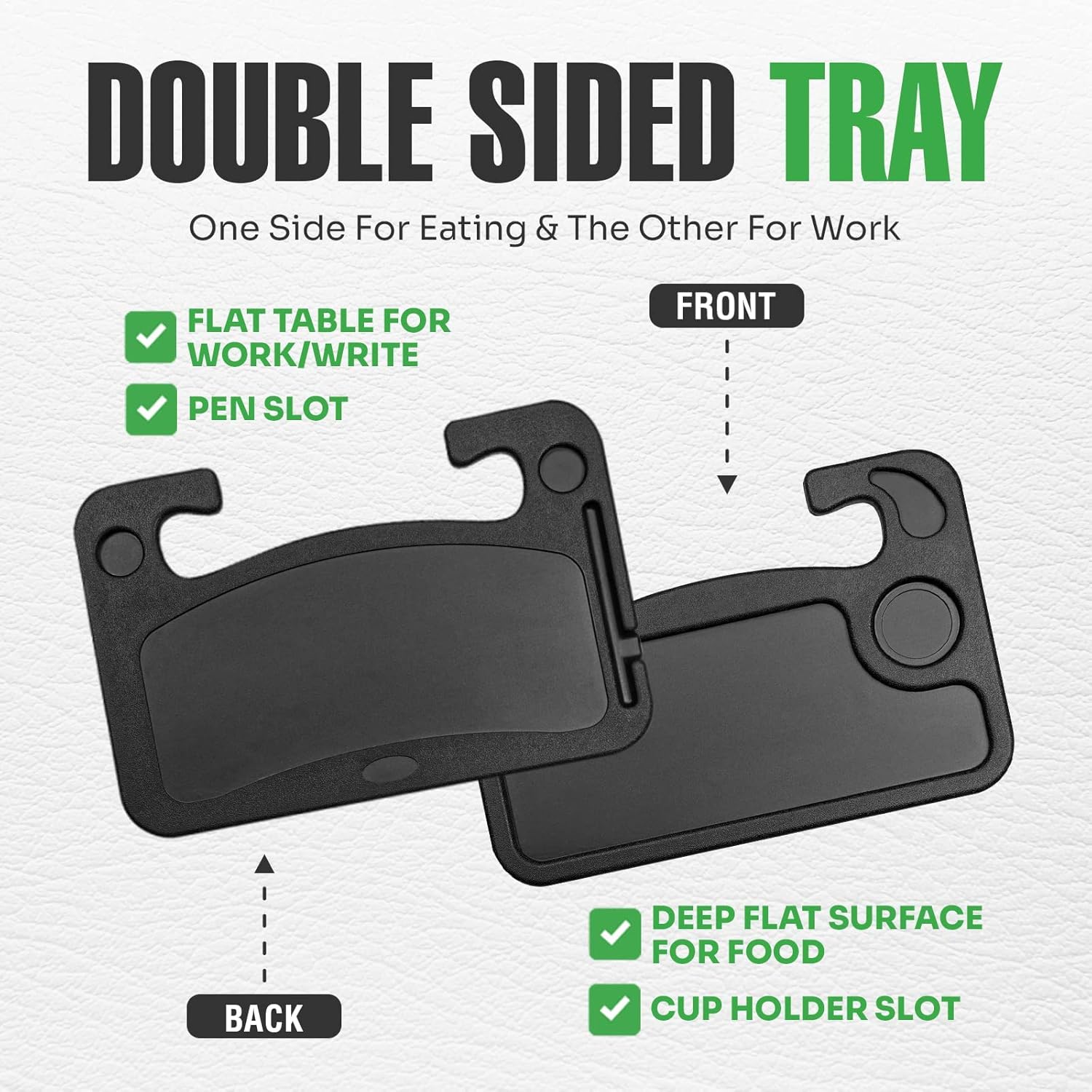 Transform Your Car Travel with the CYTGOUPER Steering Wheel Hook Dining Tray!