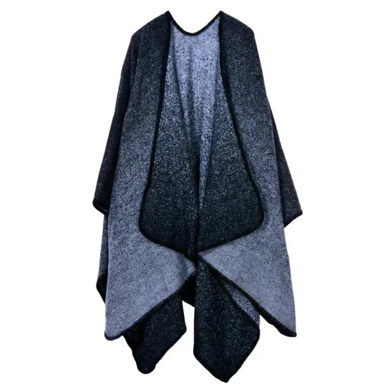Schals Tücher Halstuch Scarf Herbst Und Winter Schal Plaid Reise Schal Imitation Ethno-Stil Split Verdickt Mantel Für Frauen