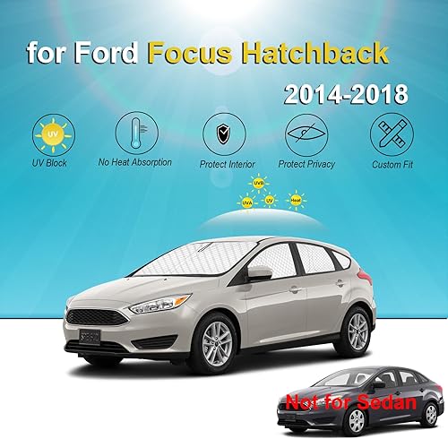 Miniatura 45 de KMF - Parasol de repuesto para parabrisas, cubierta para ventana lateral y trasera, cubierta protectora para visor, para campamento, bebé, bloqueo