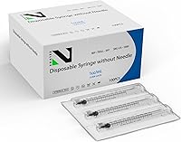 Vista 1 de Jeringa 0.0 fl oz Luer Lock, (sin aguja), estéril, sellada individualmente, 100 jeringas por caja, jeringa desechable.