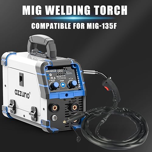 Miniatura 5 de AZZUNO Pistola de soldadura MIG 14AK con cable de 10 pies, para AZZUNO MIG-135F