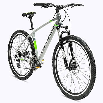 CAMBIO Eton 29T 24 Aluminum-Alloy Speed Mountain Bike (Matt Light Grey/Dark Grey Two Tone) Frame Size:18.5 inch for Young Adults