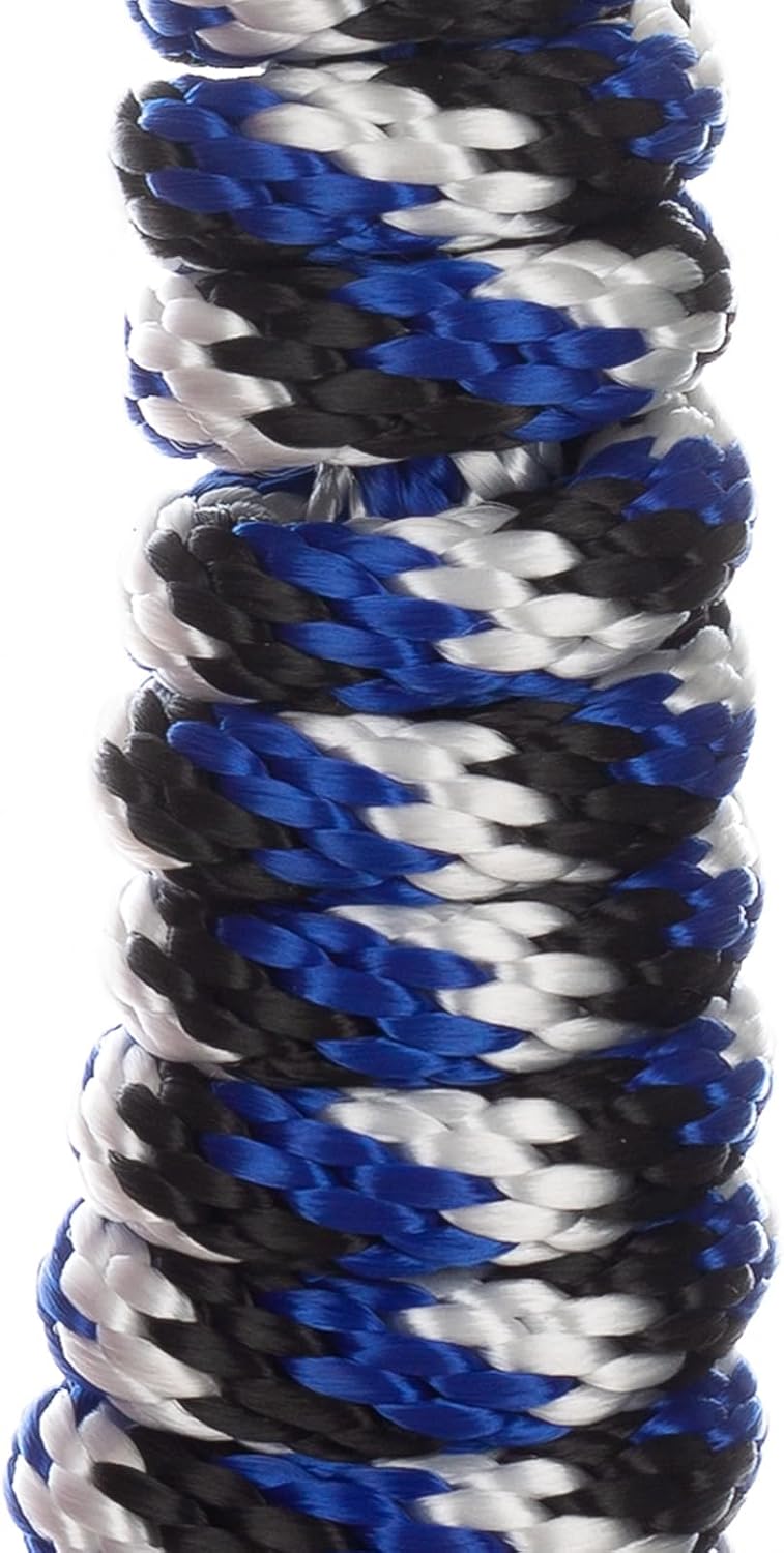 Equinavia Stella 8' Lead Rope with Snap Buckle - Blue/Black/White - One Size