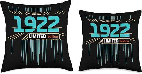 Miniatura 3 de Gaming 1922 Limited Edition 1922 Born Giftidea Retro Gaming Edición Limitada Cumpleaños 1922 Hombres Mujeres Cojín 16 x 16 pulgadas, Multicolor