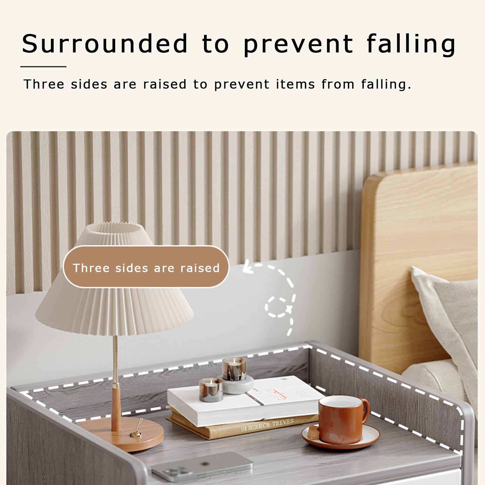 Amazon.co.jp: ベッドサイドテーブル サイドテーブル ベッド横 サイド