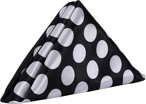 Miniatura 32 de YOUR CHAIR COVERS - Servilletas de tela de satén lavables de gran tamaño de 20 pulgadas, con dobladillo, reutilizables, para restaurantes, cenas