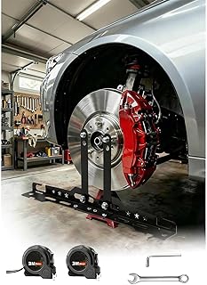 Upgraded Wheel Alignment Tool with 2 Measuring Tapes, Car Alignment Tool Kit, Automotive Toe