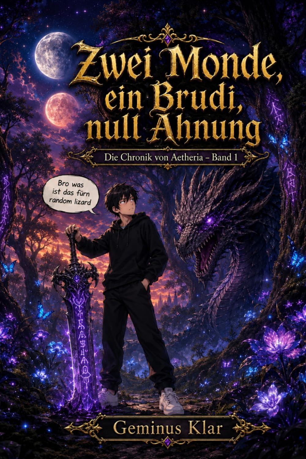 Zwei Monde, ein Brudi, null Ahnung: Die Chronik von Aetheria – Band 1