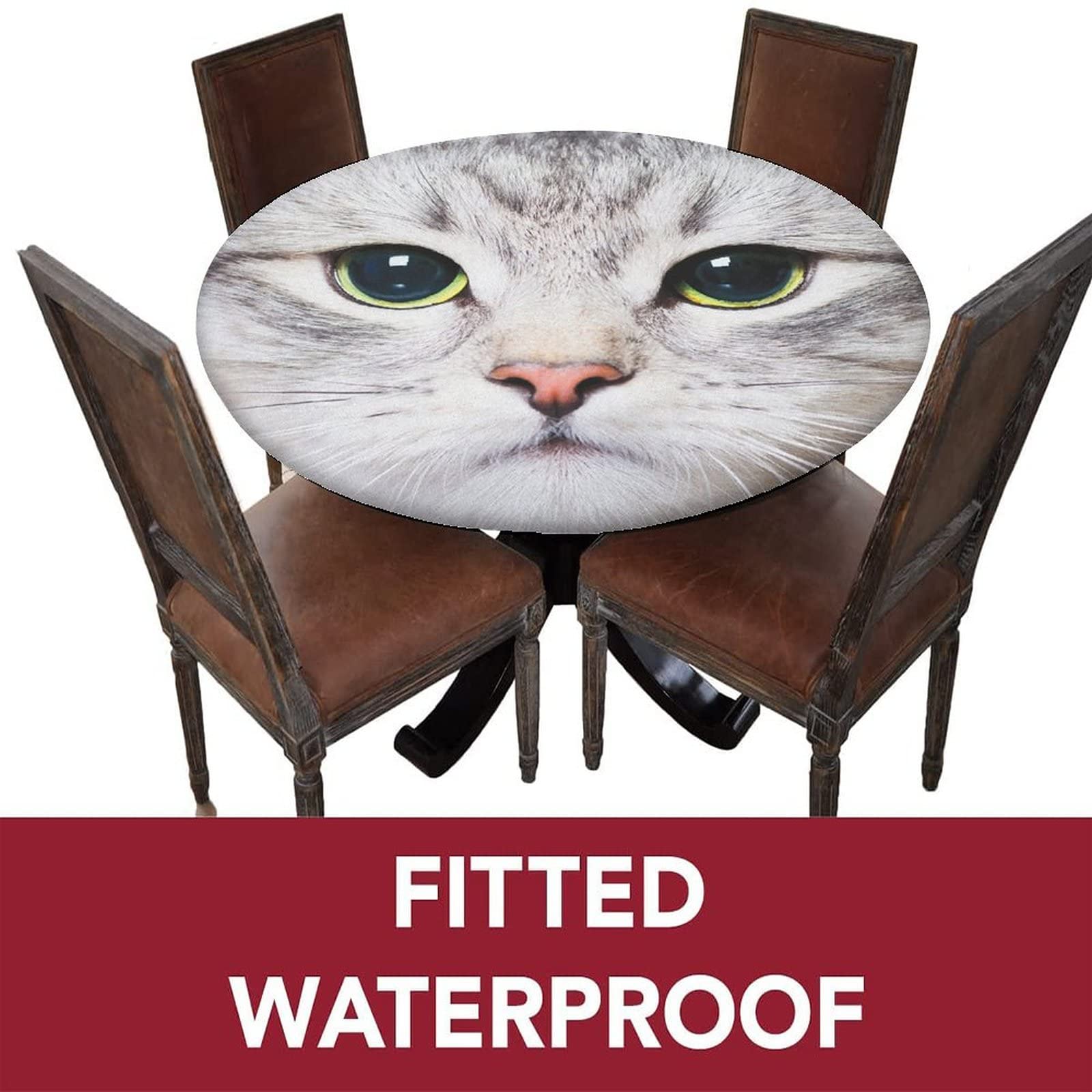 Nappe De Table Ainhoa Miel Certiée Oeko-Tex Et Anti-rétrécissement