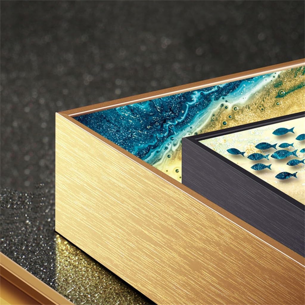 YNBJIL Abstract hanging painting of living room decoration, crystal porcelain entrance floor to ceiling painting(Large)