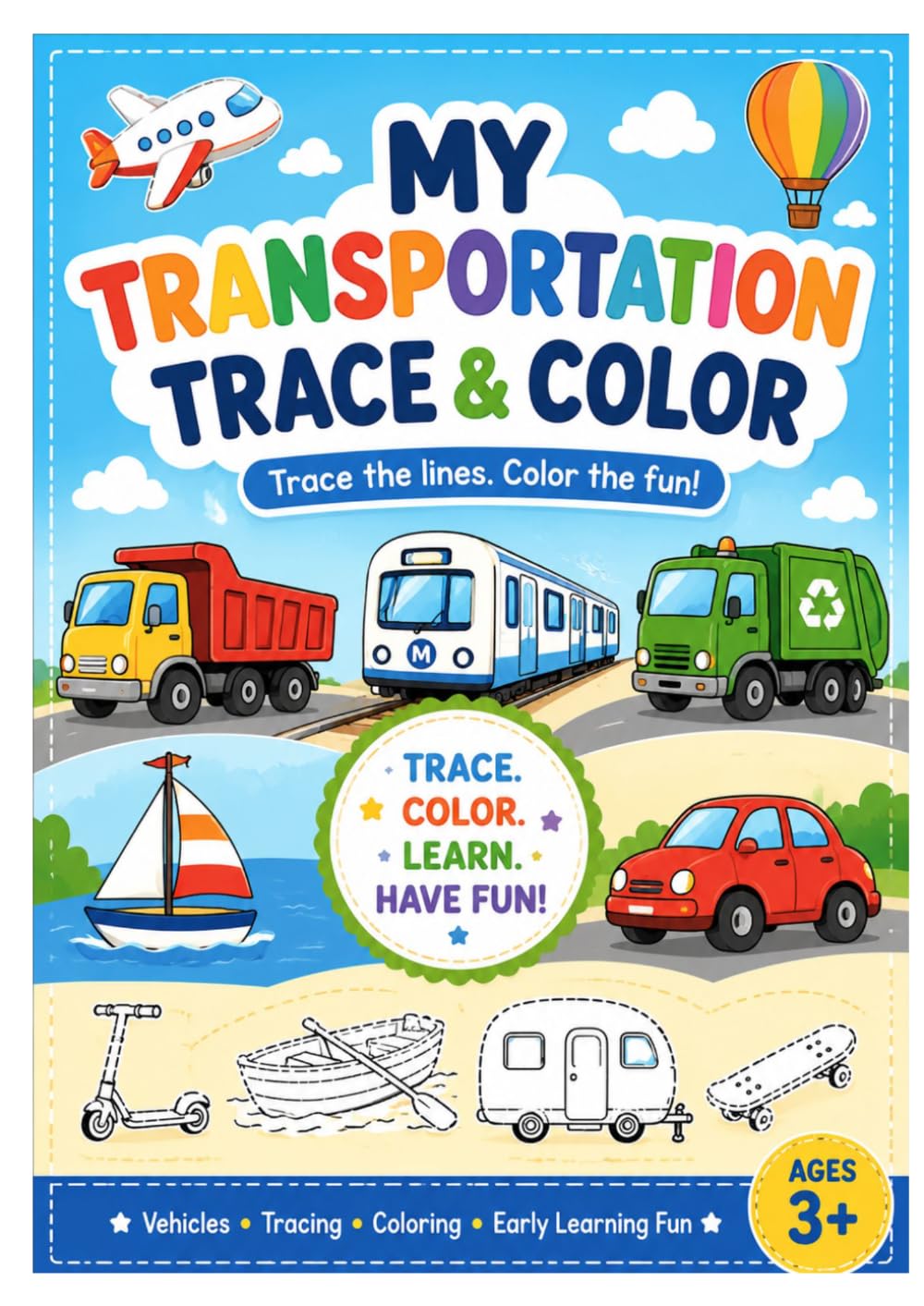 My Transportation (Activity & Coloring Books)