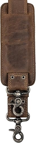Miniatura 5 de Hide & Drink, Correa de repuesto para bolsa de mensajero hecha a mano de cuero de grano completo, correa de hombro ajustable para laptop, cámara y